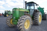 JD 4255, POWER SHIFT, 2 REMOTES, 5000 PTO , 4WD, 6800 HRS, 20.8-38 REAR TIR