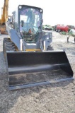 '15 JD 320E SKID STEER, HI-FLO/2-SPEED, 5,224 HRS, DUX. HYDRO, 72