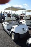 YAMAHA WHITE GOLF CART, GAS, JN6 601607