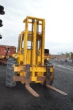 MF FORKLIFT,6,776 HRS, DIESEL, SIDE SHIFT, CAB