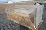 WOODEN FEED BUNK