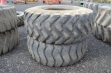 2- MICHELIN 20.5R25 PAYLOADER TIRES