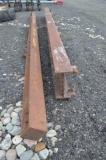 2 HEAVY DUTY STEEL BEAMS