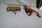 2 pieces- IH plow + drill