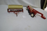 2 pieces- IH plow + drill