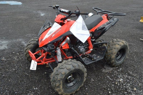 '17 Apollo Otors small 4-wheeler; 12SCC, gas, Model # 244 VIN# L08AGJRB9H10