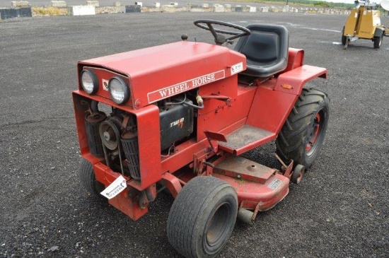 Wheel Horse lawn mower; 1,500 Hrs., Khoer 17 HP engine w/ 5' snowblower and