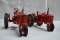 2-Farmall H tractors