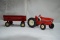 IH tractor and wagon