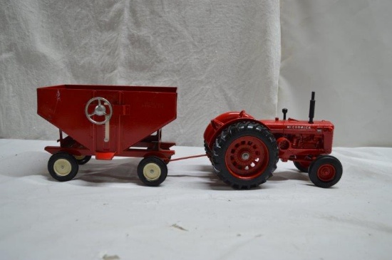 McCormick WD-9 tractor w/ gravity wagon (2 pieces)