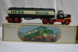 Hess gasoline truck bank w/ lights