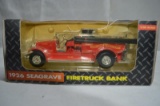 JD bank & '1926 Seagrave fire truck