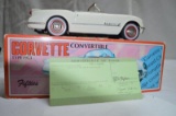 '53 Corvette convertible, white, (new in box)
