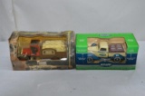 2-Agway pickup banks- 1936 Dodge & 1925 Kenworth