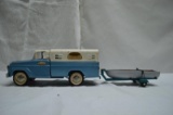 Tonka Fisherman truck w/ boat and trailer