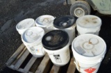 7- 5 gallon buckets of epoxy