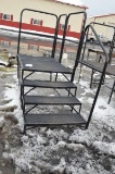 Steel stairs w/ platform