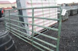 Green steel tube gate