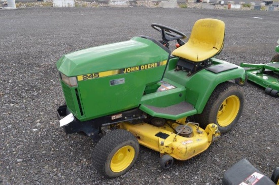 JD 245 riding mower,52" deck,14hp Kawasaki,gas