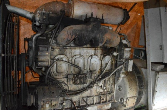 75KW Single/ 3 phase genorator w/ Detroit 4.53 engine (runs well)