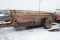 New Idea 3626 manure spreader, w/ end tail gate, single axle