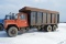 '80 Int Loadstar 1800 10 wheeler truck, w/ 16' steel grain dump, gas, 9 00-