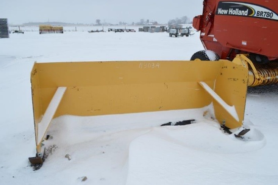 7'7" Skid mount snow scraper