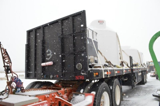 '73 Fontaine 40' trailer w/ 3: 1,500 gallon nurse tanks, chemical inducer (