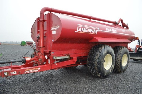 Jamesway 5200 Auto-Trac manure tanker, steering, brakes, 28L-26R3 tires, lo