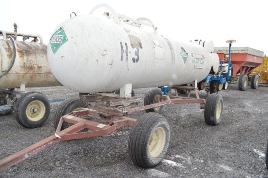 1,000 gal anhydrous tank