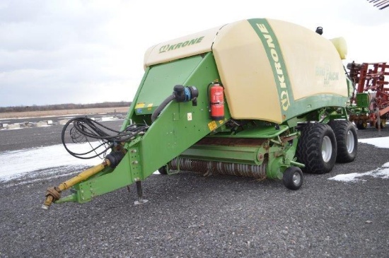 '08 Krone Big Pack 1270 Multi-Bale big square baler w/ 3'x4' bales, tandems