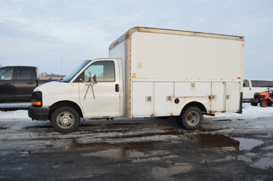 '04 Chevrolet 12' express van, commercial body, 160,000 miles, new rear tir