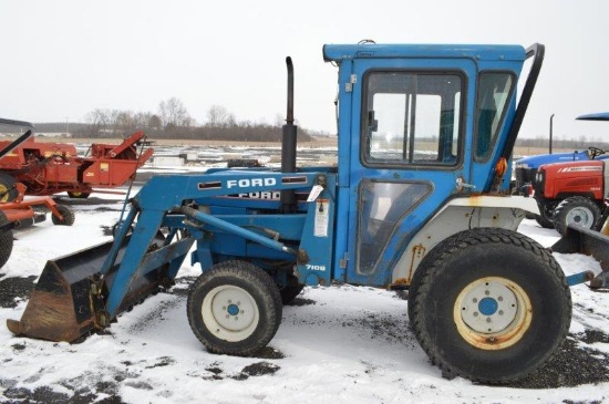 Ford 1620 w/ 7108 loader, 4wd, 3,537 hrs, hydro, 540 pto