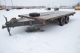 '98 custom 8' x 16' trailer, w/ electric brakes, VIN# NY57778