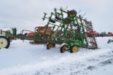 JD 32' Field culivator w/ levling tines, s shank's, walking beam tandems