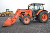 Kubota M108X w/ LA1301S self leveling loader, 1,836 hrs, power shift w/ lef