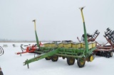 JD 7000 6 row no-till planter, insect. hoppers,corn & soy meters, HD down p