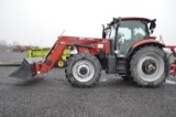 '08 CIH 140 Maxxum tractor w/ L755 quick attach loader, 2,499 hrs, 16 power