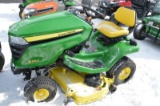 '17 JD X350 lawn mower w/ Accel Deep 48