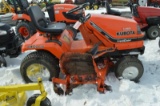 Kubota G2000 riding mower; hydrostatic drive, 48'' cut, 1,800.7 hrs, 4w ste