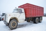 '64 IH 1800 Tandem truck w/ 16' bed & hoist, V8, gas, twin screw, VIN# 6180