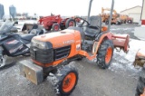 Kubota B7510 w/ 1,600 hrs, 4wd, 3pt, 540 PTO, 3 front weights, power steeri