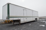 '85 Kentucky enclosed semi trailer, doors on each side w/ swing on the rear