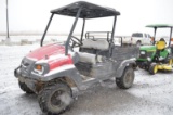 IntelliTrak XRT1550 club car w/ 2300 hrs, gas, bed w/ seat included