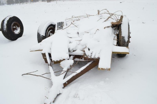 Homemade 2 wheel trailer w/ ramps