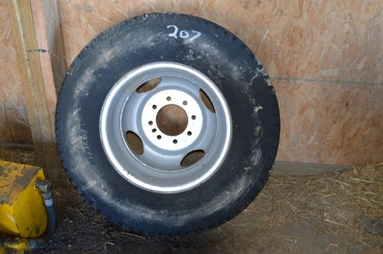 LT245/75R16 tire and rim