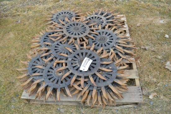 pallet of Yetter tines