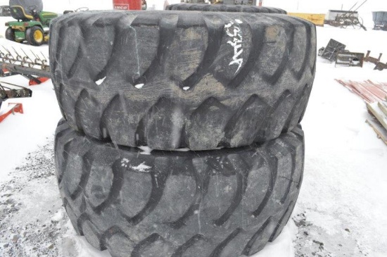 4-  Goodyear 23.5R25  payloader tires
