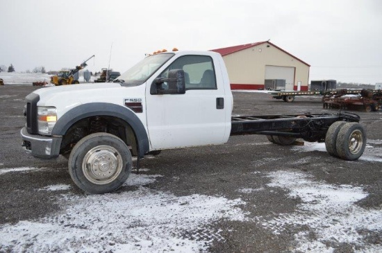 '08 Ford F550 Cab & Chassis truck, V8 Powerstroke deisel engine (needs moto