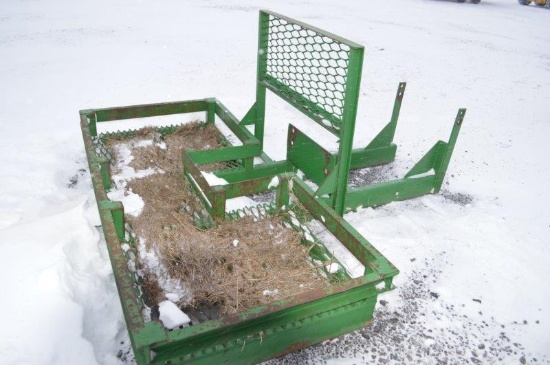 JD tractor mount stone carrier